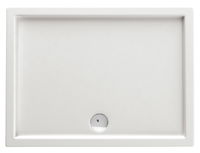 Acrylic shower tray, rectangular, 80x90 cm - KTU_041B - Główne zdjęcie produktowe