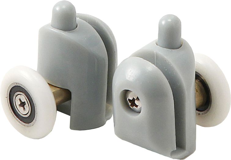 Bottom rollers, detachable, for 5 mm glass - FI 25 mm - XKCA2RU05 - Główne zdjęcie produktowe