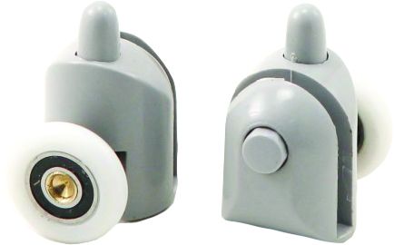 Bottom rollers, detachable, for 5 mm glass - FI 23 mm - XKCF2RU05 - Główne zdjęcie produktowe
