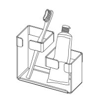 Holder for toothbrushes - ADM_A922 - Zdjęcie produktowe