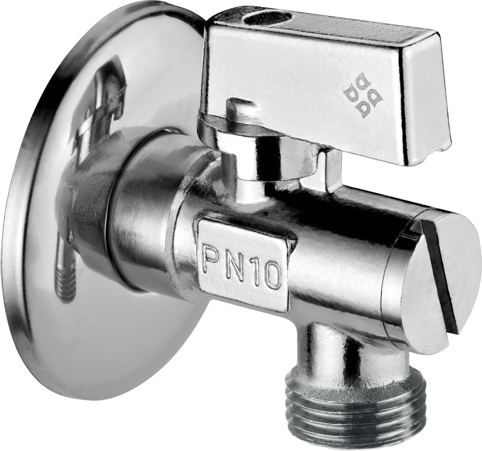 Angle valve, for connecting a toilet flush, 1/2" - 1/2" - VFA_B63M - Główne zdjęcie produktowe