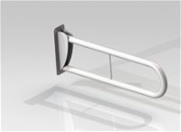 Wall-mounted grab bar, foldable - 76 cm - NIV_641D - Zdjęcie produktowe