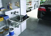 Utility sink, 1-bowl - inset or wall-mounted - ZYK_010A - Zdjęcie produktowe