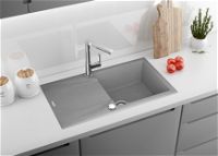 Granite sink, 1-bowl with drainer - ZQJ_S11A - Zdjęcie produktowe
