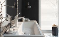 keramični umivalnik, pult/stenski - 50x50 cm - CDT_6U5S - Zdjęcie produktowe