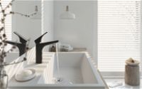 Lavabo en céramique, comptoir/mur - 60x50 cm - CDT_6U6S - Zdjęcie produktowe