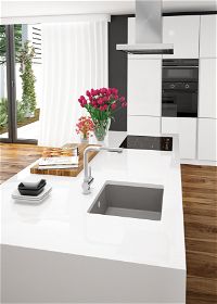 Granite sink, 1-bowl, undermount - ZQA_G10B - Zdjęcie produktowe