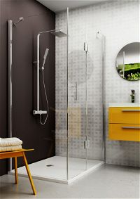 Acrylic shower tray, rectangular, 100x80 cm - KTN_046B - Zdjęcie produktowe