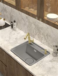 Granite sink, 1-bowl - ZKM_S103 - Zdjęcie produktowe
