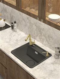 Granite sink, 1-bowl - ZKM_T103 - Zdjęcie produktowe