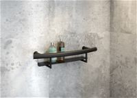 Wall-mounted grab bar, with shelf - 2in1 - NIV_B41L - Zdjęcie produktowe