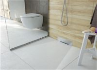 Linear drain, wall-mounted, 30 cm - full grate - KOW_003D - Zdjęcie produktowe