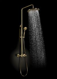 Shower column, with bathtub mixer - NAC_M1QT - Zdjęcie produktowe