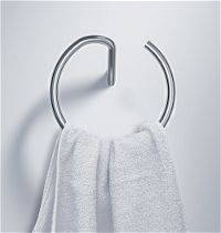 Colgadora de toallas, montado en la pared - redondo - ADI_0611 - Zdjęcie produktowe