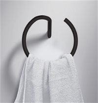 Appendino per asciugamani, montaggio a parete - rotondo - ADI_N611 - Zdjęcie produktowe