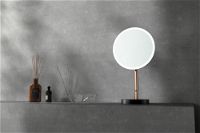 Oglindă cosmetică, de sine stătător - Bec LED - ADI_R812 - Zdjęcie produktowe