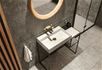 Stone shelf, for bathroom console or tower - modular system - CBL_A30B - Zdjęcie produktowe