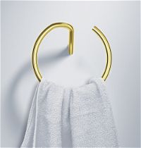 Wieszak na ręcznik ścienny - okrągły - ADI_Z611 - Zdjęcie produktowe