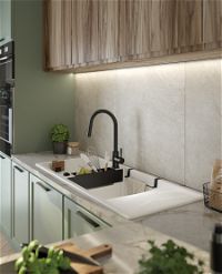Kitchen tap, with pull-out spout - 2 stream types - BBM_N72M - Zdjęcie produktowe