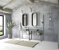 Console de salle de bain sur pied, modulaire - 90x40 cm - CKC_N90A - Zdjęcie produktowe