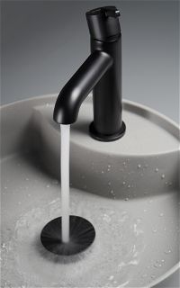 Plug for sink, or bidet, with metal sleeve - universal - NHC_N10U - Zdjęcie produktowe