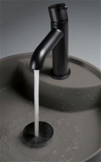 Granite washbasin, countertop - with tap shelf - CQS_TU4B - Zdjęcie produktowe