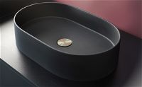 Granite washbasin, countertop, oval - CQS_NU6S - Zdjęcie produktowe