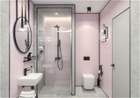 Drzwi prysznicowe wnękowe 100 cm - przesuwne - KQH_010P - Zdjęcie produktowe
