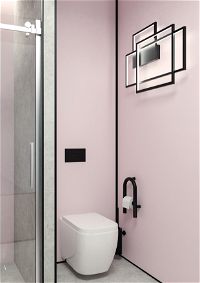 Wall-mounted grab bar, with space for toilet paper - 2in1 - NIV_B41F - Zdjęcie produktowe