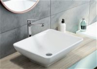 Ceramic washbasin, countertop - CDG_6U5S - Zdjęcie produktowe