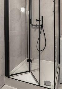 Acrylic shower tray, square, 90 cm - KTJ_041B - Zdjęcie produktowe