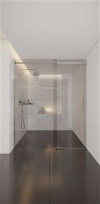 Porte de douche, encastré, 100 cm - glissement - KQH_010P - Zdjęcie produktowe