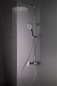 Shower column, with shower mixer - NAC_01QG - Zdjęcie produktowe