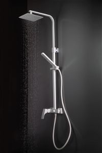 Shower column, with shower mixer - NAC_A1QM - Zdjęcie produktowe