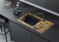 Glass-granite sink, 1-bowl with drainer - ZSC_GG2C - Zdjęcie produktowe
