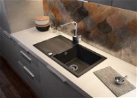 Гранітна кухонна раковина, 1-камерний з сушаркою - ZQJ_G113 - Zdjęcie produktowe