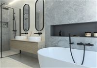 Bath mixer, wall-mounted - BQA_N10M - Zdjęcie produktowe