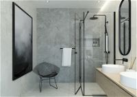 Duschsystem, mit Duscharmatur - NAC_N1QK - Zdjęcie produktowe