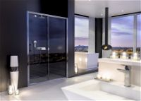 Shower doors, recessed, 110 cm - sliding - KTC_011P - Zdjęcie produktowe