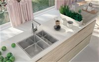 Steel sink, 1.5-bowl, undermount - ZPE_050C - Zdjęcie produktowe