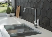 Kitchen tap, with rectangular spout - BGA_063M - Zdjęcie produktowe
