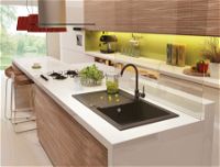 Granite sink with tap, 1-bowl with drainer - ZQZV2113 - Zdjęcie produktowe