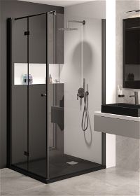 Drzwi prysznicowe systemu Kerria Plus 100 cm - składane - KTSXN43P - Zdjęcie produktowe