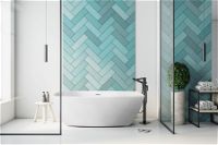 Acrylic bathtub, freestanding, rectangular - 150 cm - KDM_015W - Zdjęcie produktowe