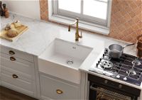 Ceramic sink, 1-bowl, farmhouse - ZCB_610K - Zdjęcie produktowe