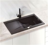 Granite sink, 1-bowl with drainer - ZQR_A113 - Zdjęcie produktowe
