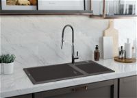 Granite sink, 2-bowl - ZQE_T20B - Zdjęcie produktowe