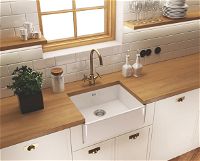 Ceramic sink, 1-bowl, farmhouse - ZCB_610K - Zdjęcie produktowe