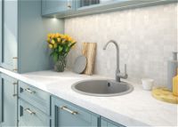 Granite sink with tap, 1-bowl - ZRSBS803 - Zdjęcie produktowe