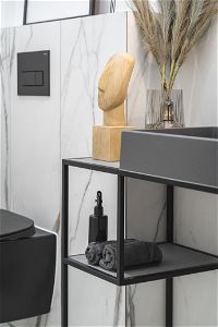 Console de salle de bain sur pied, modulaire - 90x40 cm - CKC_N90A - Zdjęcie produktowe